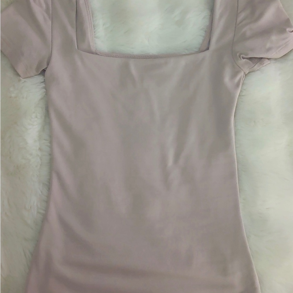 Light Pink Aritzia Contour Top